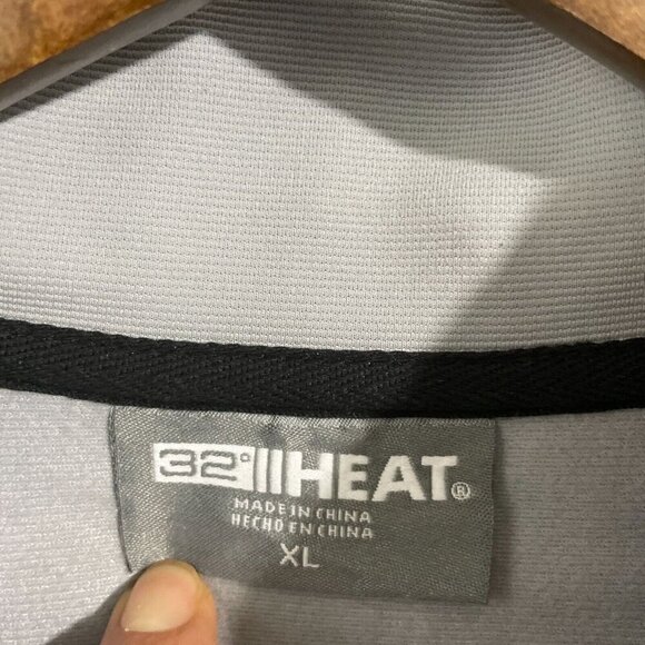 NWOT 32 Degrees Heat Men's XL Light Gray Full-Zip Jacket Polyester Soft shell - Picture 4 of 7